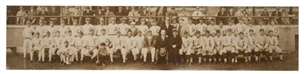 1926 Little World Series Panoramic Photo featuring Carl Hubbell from the Collection of pitcher Lefty Stewart